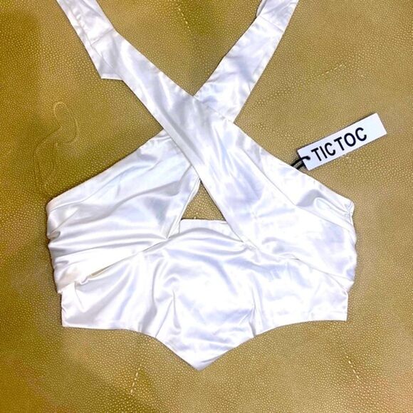 TIC TOC Keep Them Guessing Halter Top - Picture 5 of 7